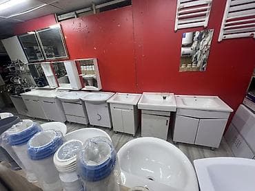 Тумба под раковину с умывальником От 0 сом 60 см 70см 80см - — 6