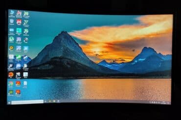 монитор 27 дюйм: Samsung (Телевизор - Монитор 2 в 1) 31.5 1080p 60гц, Изогнутый, В — 12