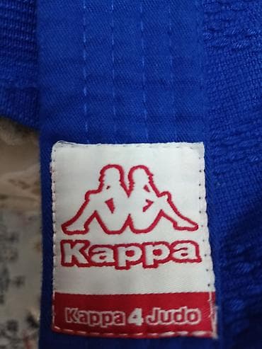 Личные вещи: Кимоно для дзюдо Kappa 4 Judo цвет-синий верх размер 150см низ тоже — 4