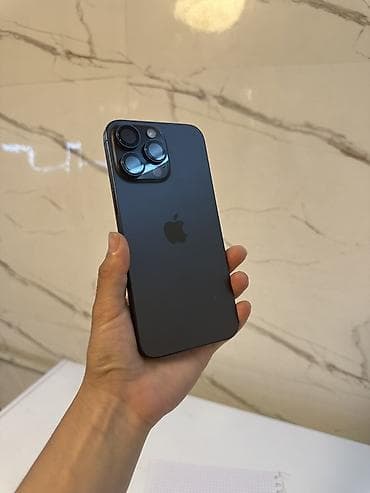 IPhone 15 Pro Max, цвет — чёрный/тёмно‑серый (Titanium Black) — 1