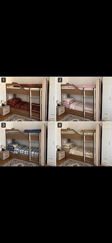 Дом и сад: Двухъярусная детская кровать из ЛДСП с выдвижным нижним ящиком для — 1