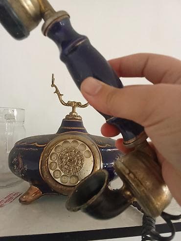 туникафон цена: Ретро телефон с дисковым набором, декоративный. - Корпус из — 1