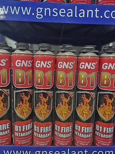 Огнестойкая монтажная пена GNS B1 FIRE RETARDANT. - Класс