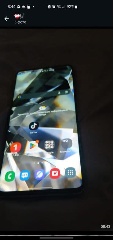 poco 4x: Samsung Galaxy S10 5G, Колдонулган, 256 ГБ, түсү - Күмүш, 1 SIM — 5