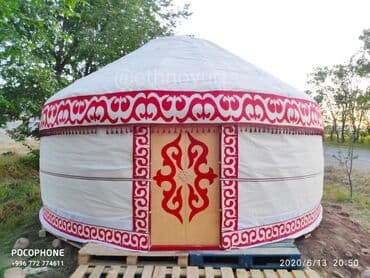 Продажа юрты, Каркас Металлический, 40 баш, Диаметр: 5 метров at lalafo.kg Продажа юрты, Каркас Металлический, 40 баш, Диаметр: 5 метров