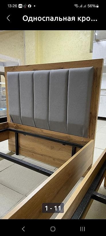 пол для дома: Продаю односпальную кровать с матрасом. Пользовались очень — 3