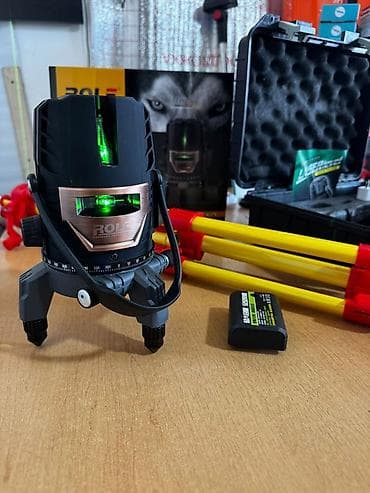 Үй жана бакча: Лазерный нивелир ROLF (Germany Technology), зелёный луч Описание: - — 1