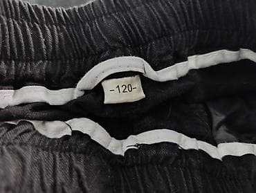 детский брюки: Джинсы и брюки, цвет - Черный, Б/у — 4