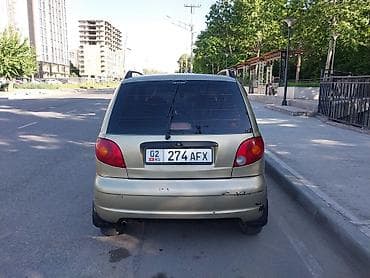 Транспорт: Daewoo Matiz: 2006 г., 0.8 л, Кол менен иштөөчү, Бензин, Хетчбек — 3