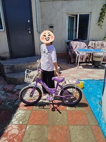 Балдар дүйнөсү: Балдар үчүн велосипед, 2 дөңгөлөктүү, 6 - 9 жаш, Кыз үчүн, Колдонулган — 5