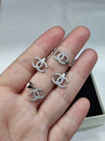 свадебные платья от производителя: Набор украшений, Проба 925, Женские, Новый — 1