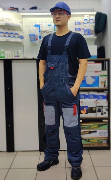 форма для охраны купить: Фаворит серо-красный с полукомбинезоном Магазин DEFENDER График — 3