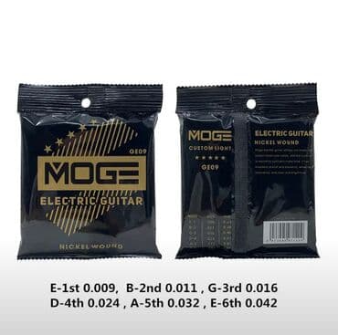 instrument: Струны для электрогитары MOGE GE09. Вналичии: Для электрогитары: MOGE — 7