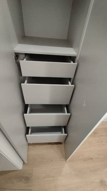 термометр кухонный: Кире бериш үчүн гарнитур, Шкаф, МДФ, түсү - Боз — 14