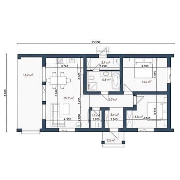 готовые домики: Офисы, Квартиры, Дома 3-5 лет опыта — 6