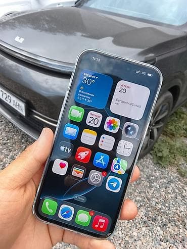 12 iphone mini: IPhone 16 Pro Max, Б/у, 256 ГБ, White Titanium, 94 % — 2