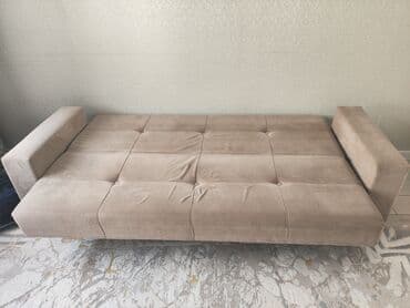диван в кредит: Прямой диван, Б/у, Трехместный — 2