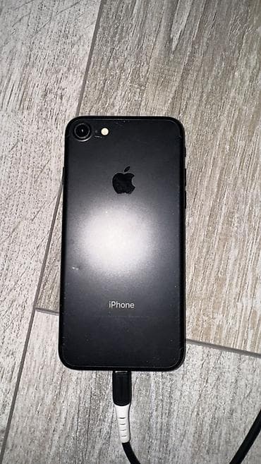 IPhone 7, Черный, Кабель