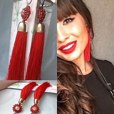 pull and beer: Серьги-Кисти
Качественная удобная застёжка!
длинна 15 см — 6