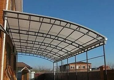 Бакча эмереги: Чатыр, Аркалуу, Металл, Поликарбонат, Орнотуу — 2