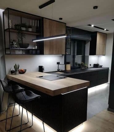 фабричная кухонная мебель: Мебель на заказ, Кухонный гарнитур — 1