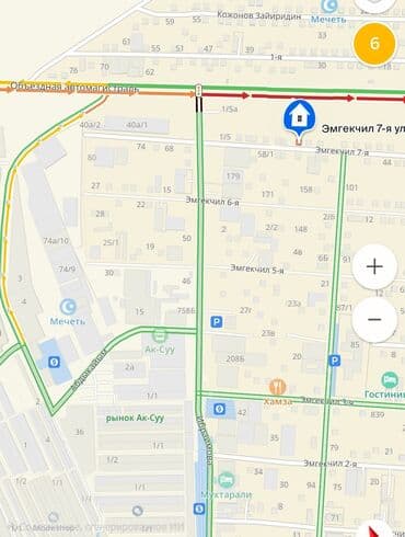 сдается дом под садик: Квартира берилет, Дордой, Объезд тарапта. межкомнат меш бар от — 4