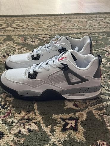 джорданы 4: Мужские кроссовки, 43, Jordan, Новый, цвет - Белый — 2