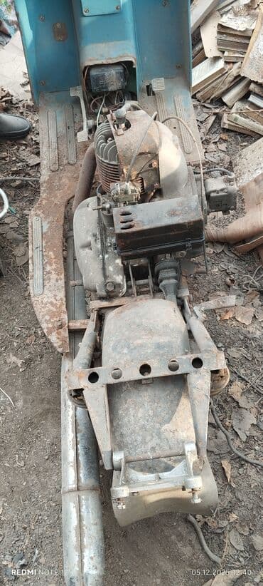 электро мотоцикл бу: Мотороллер "ТУРИСТ" СССР раритет под проект восстановления — 7