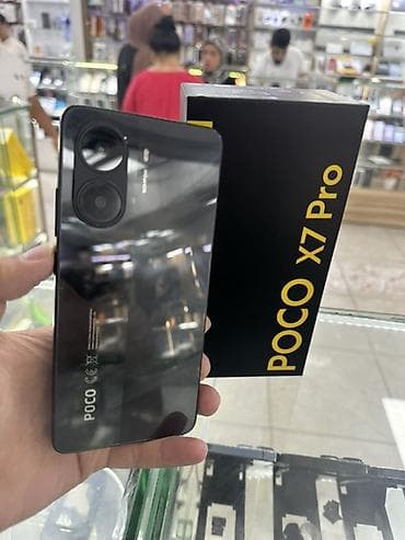 Poco X7 Pro, Б/у, 256 ГБ, цвет - Черный, 2 SIM