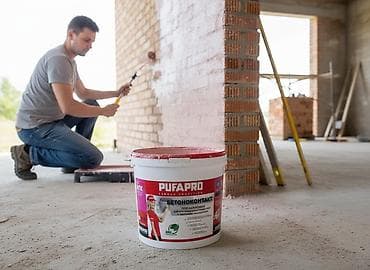 Грунт адгезионный PUFAPRO Бетоноконтакт, предназначенный для наружных
