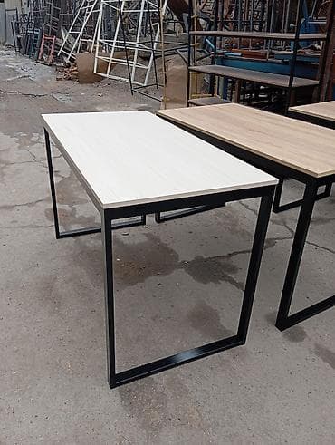 стол школный: Офисный стол, Новый, Нерегулируемый, цвет - Черный, Прямоугольный — 2