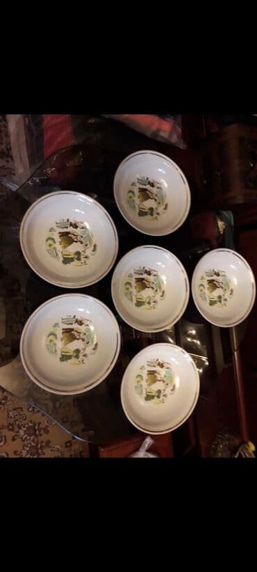 бу тарелка: ЛИСТАЙТЕ ФОТО .1-Тарелки порционные. Новые 6 штук-2000сом — 4