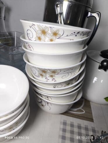 кухонный гарнитур в канте: Столовый набор посуды сатылат. Ракушка салатница -4 шт.-280 сом — 6