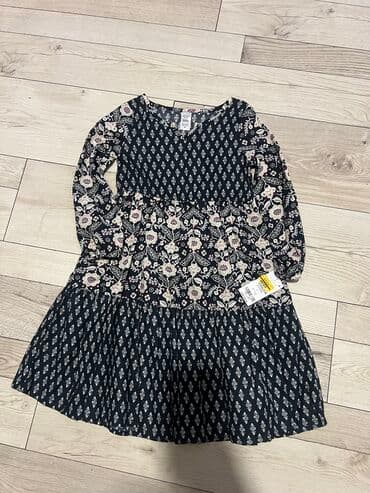 спортивные костюмы для девочек: Детское платье, цвет - Серый, Новый — 2