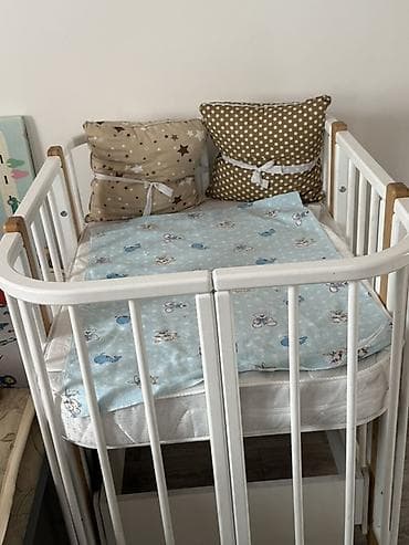 Детская кровать трансформер, Другой тип, цвет - Белый