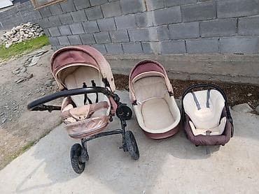 Коляска, Другой бренд, цвет - Коричневый, Б/у, Самовывоз