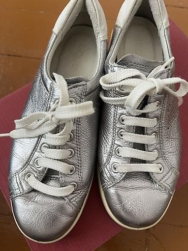 Женские кеды ECCO, размер 38. - Материал верха: натуральная кожа с