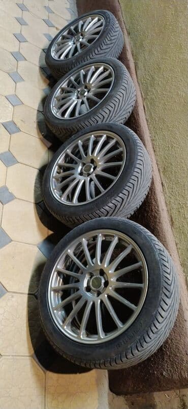 оборудование для шиномонтажа: Колеса в сборе 225 / 45 / R 18, Лето, Б/у, Комплект, Легковые, Литые, отверстий - 5 — 4