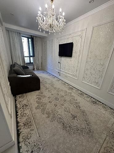 Батирлер: 2 бөлмө, 63 м², Асанбай мкр Элитка, 3 кабат, Евро оңдоо — 2