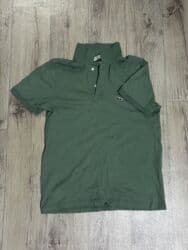 Мужская футболка, S, Lacoste, Б/у, цвет - Зеленый, Самовывоз, Платная доставка
