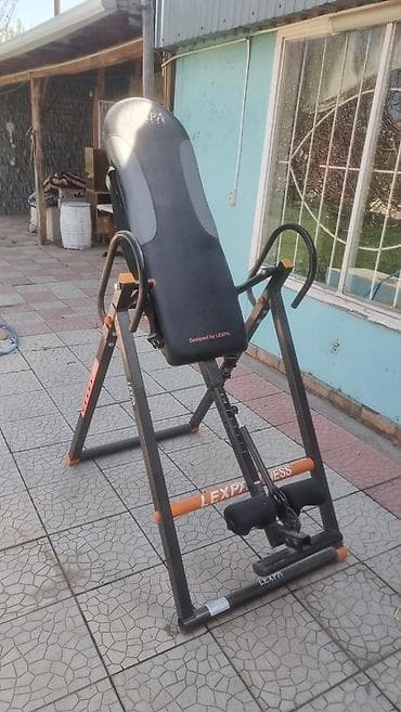 Спорт жана эс алуу: Инверсионный стол LEXPA FITNESS - Тренажер для разгрузки позвоночника — 1