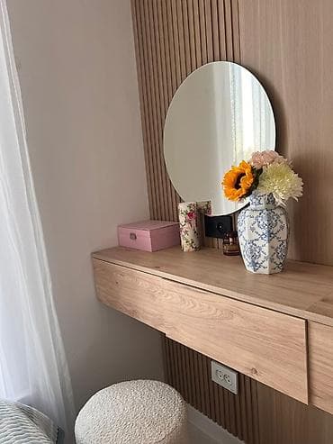 В наличии ❗️Тумба с зеркалом для макияжа 😍✨ Цена вкусная🔥 Доставка по