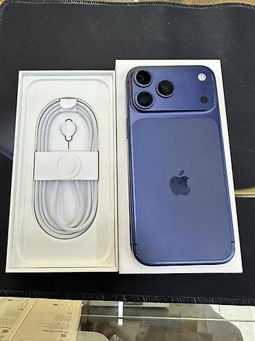 poco x3 pro max: IPhone 17 Pro Max, Б/у, 256 ГБ, Синий, Коробка, 100 % — 1