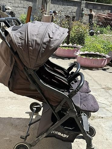 Коляски: Коляска, Другой бренд, цвет - Черный, Б/у, Самовывоз — 2