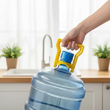 графин для воды: РУЧКИ, УТОЛЩЕННЫЕ, УДОБНЫЕ НЕ СКОЛЬЗЯЩИЕ. 18,19L для канистр — 1