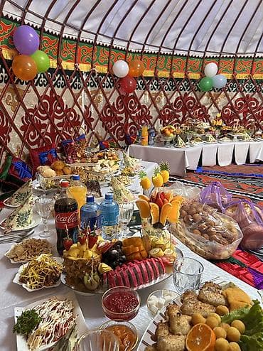 Ысык-Көлдө боз үй, Чырпыкты, Сааттык, 10 орун, Тамагы: Тамагы жок, Өзүнчө төлөнөт — 4
