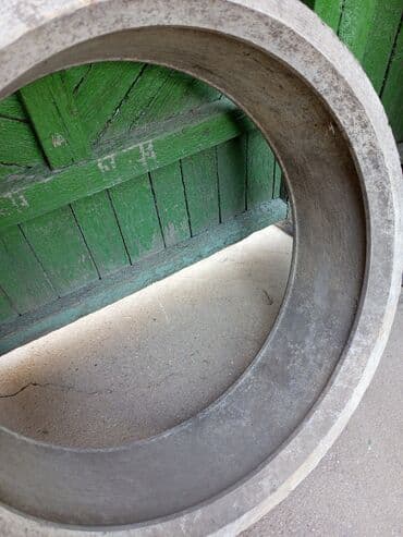 азбисные трубы: Кольцо строительное, асбестовое.Высота-20см, ширина -61,63. — 2