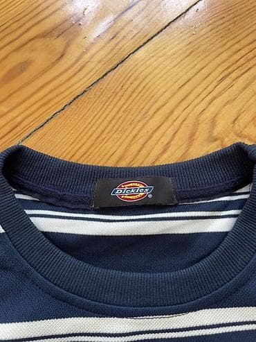 толстовка наруто: Футболка Dickies, полосатая - Бренд: Dickies (ярлык и фирменная бирка — 2