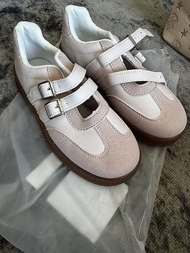 сумки женские б: Женские кроссовки/сникеры с ремешками T-strap - Размер: 35 — 3