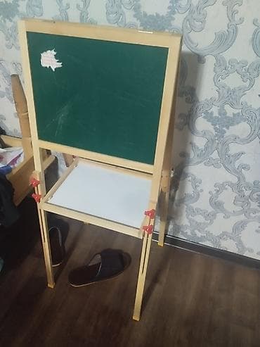 маленькая доска для рисования: Детский стол, Дерево — 2